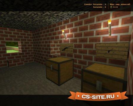 Карта Awp_Minecraft для CS 1.6