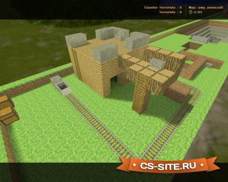 Карта Awp_Minecraft для CS 1.6